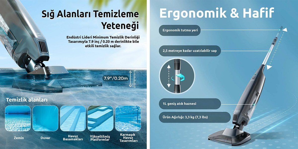 aiper-pilot-x1-kablosuz-havuz-temizleme-supurgesi-ergonomik-ve-hafif-tasarim
