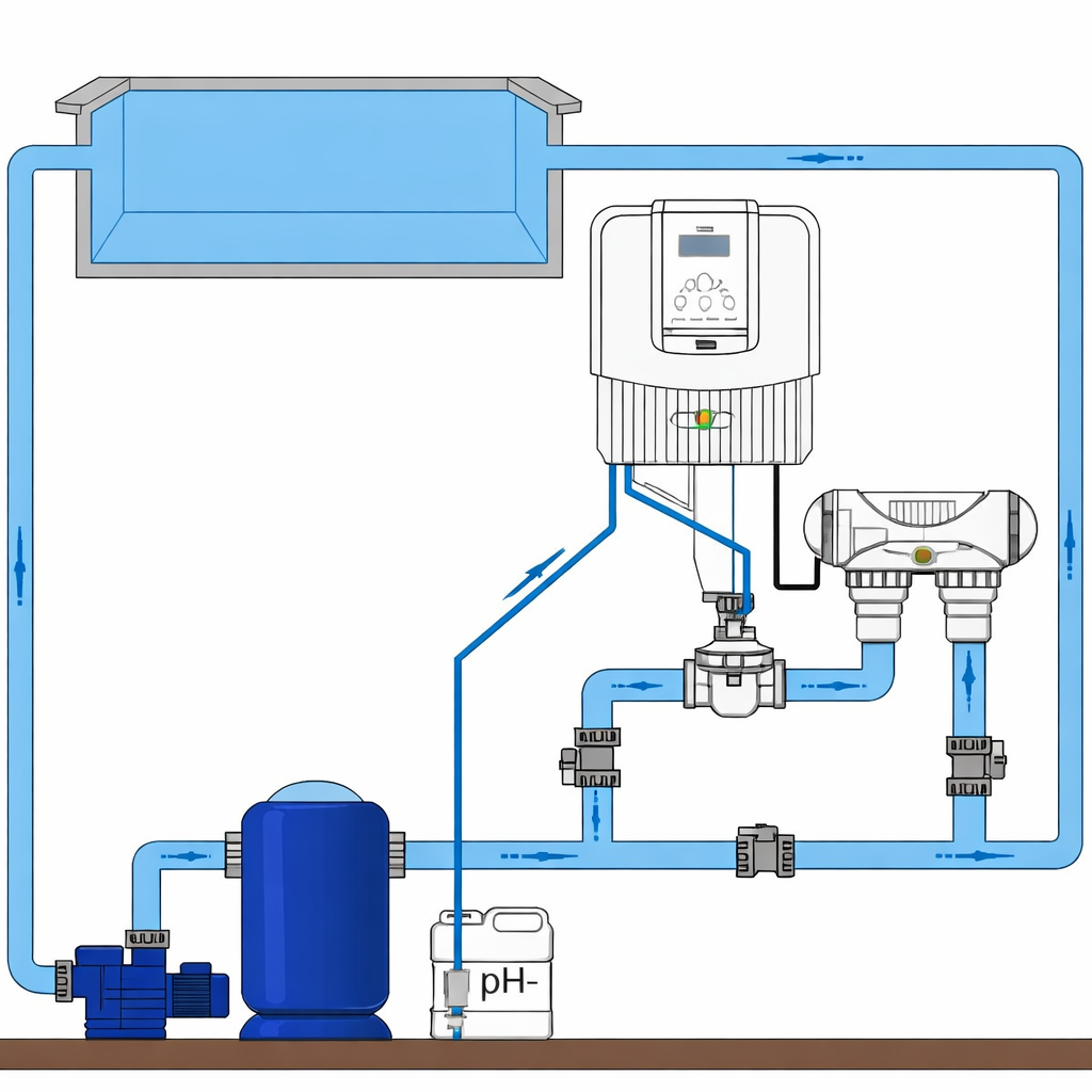 havuz-otomatik-dozajlama-sistemi-ph-kontrol-klor-enjeksiyonu-pompa-kum-filtresi-sirkulasyon-semasi