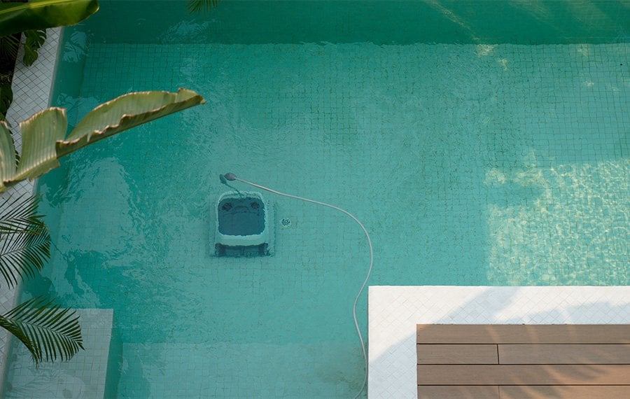 havuz robotu kullanımı alerji riskini azaltır kir kloramin azaltma