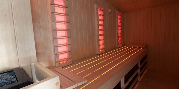 Infrared sauna: kızılötesi panellerle doğrudan ısıtma, ev tipi kullanım için uygun