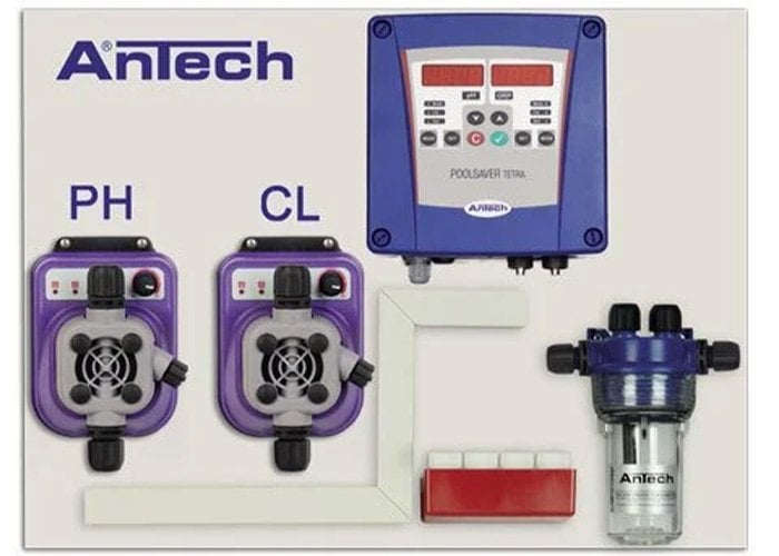 Otomatik havuz dozaj sistemi pH ORP klor ölçüm ve kimyasal dozaj ünitesi stabil su kimyası