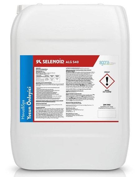 Sıvı havuz yosun önleyici algisit ürünü ile alg kontrolü