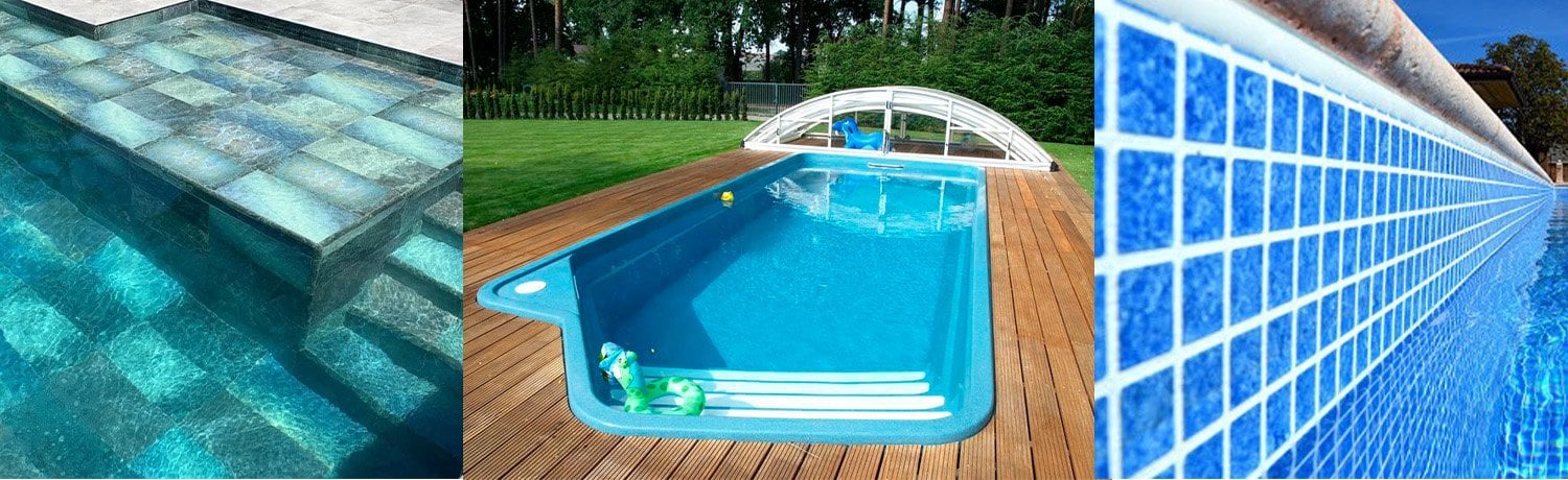 Seramik, fiberglass ve PVC liner havuz yüzey kaplama karşılaştırması