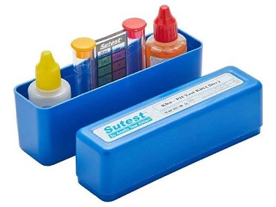 Sıvı havuz suyu test kiti – klor ve pH ölçüm seti (günlük kontrol için pratik çözüm)