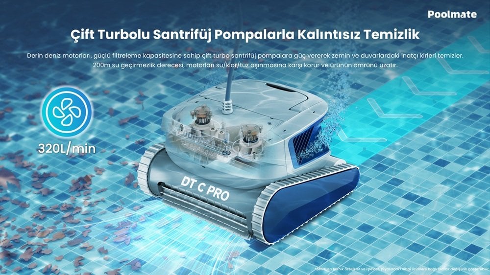 Chasing DTC Pro deep-sea motor çift turbo pompa güçlü emiş