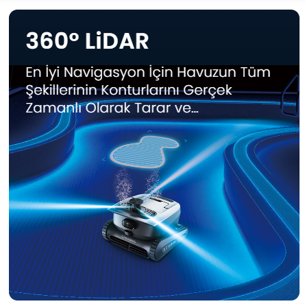 Chasing DTX Ultra 360 Derece LiDAR Lazer Navigasyon Teknolojisi Detayı
