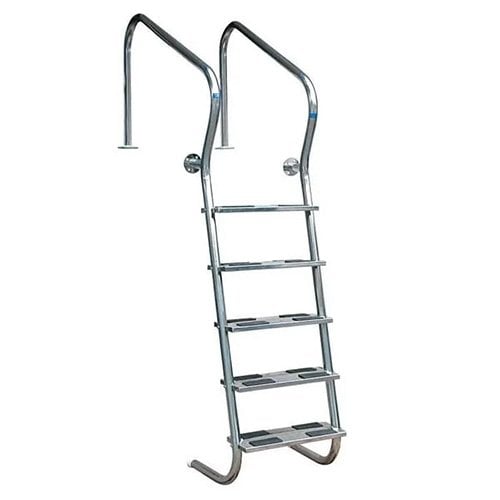 Ev tipi havuz merdiveni: paslanmaz giriş-çıkış merdiveni (temsili)