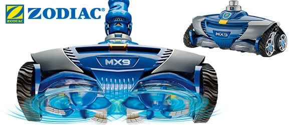 vakum emişi ile çalışan zodiac mx9 havuz robotu