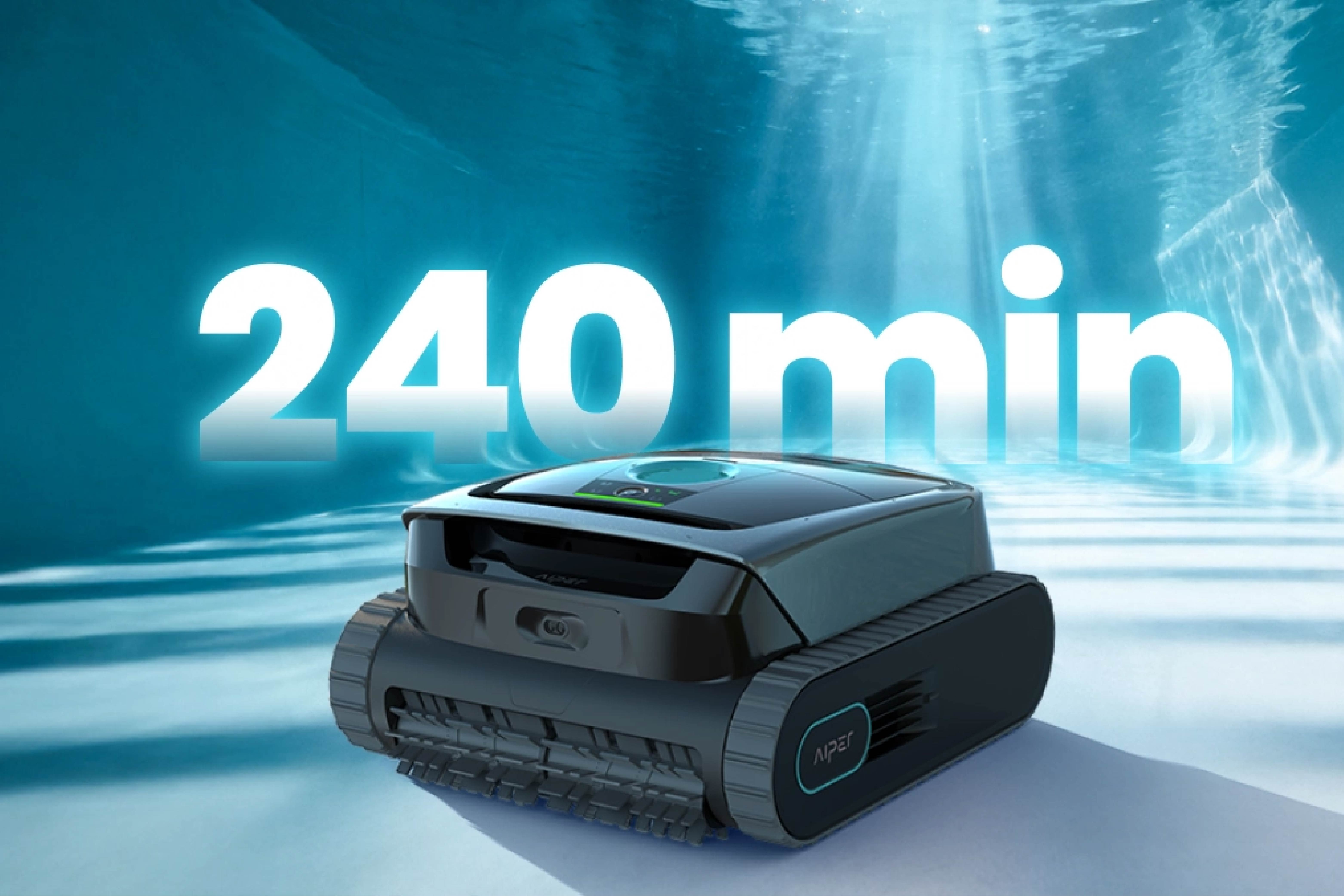 Aiper Scuba S3 240 dakikaya kadar kesintisiz çalışma süresi