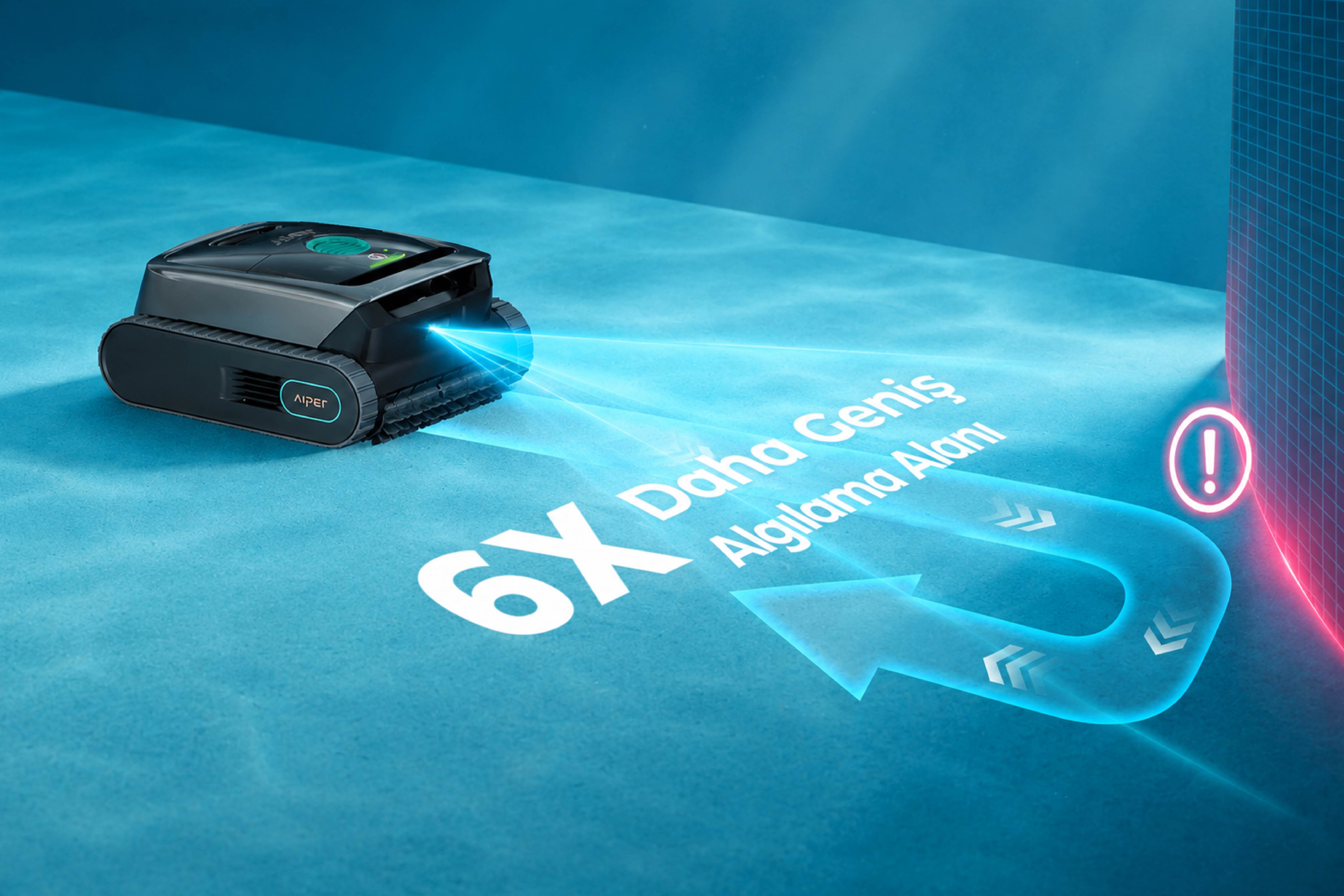Aiper Scuba S3 geniş algılama alanı ve dToF sensörlü navigasyon