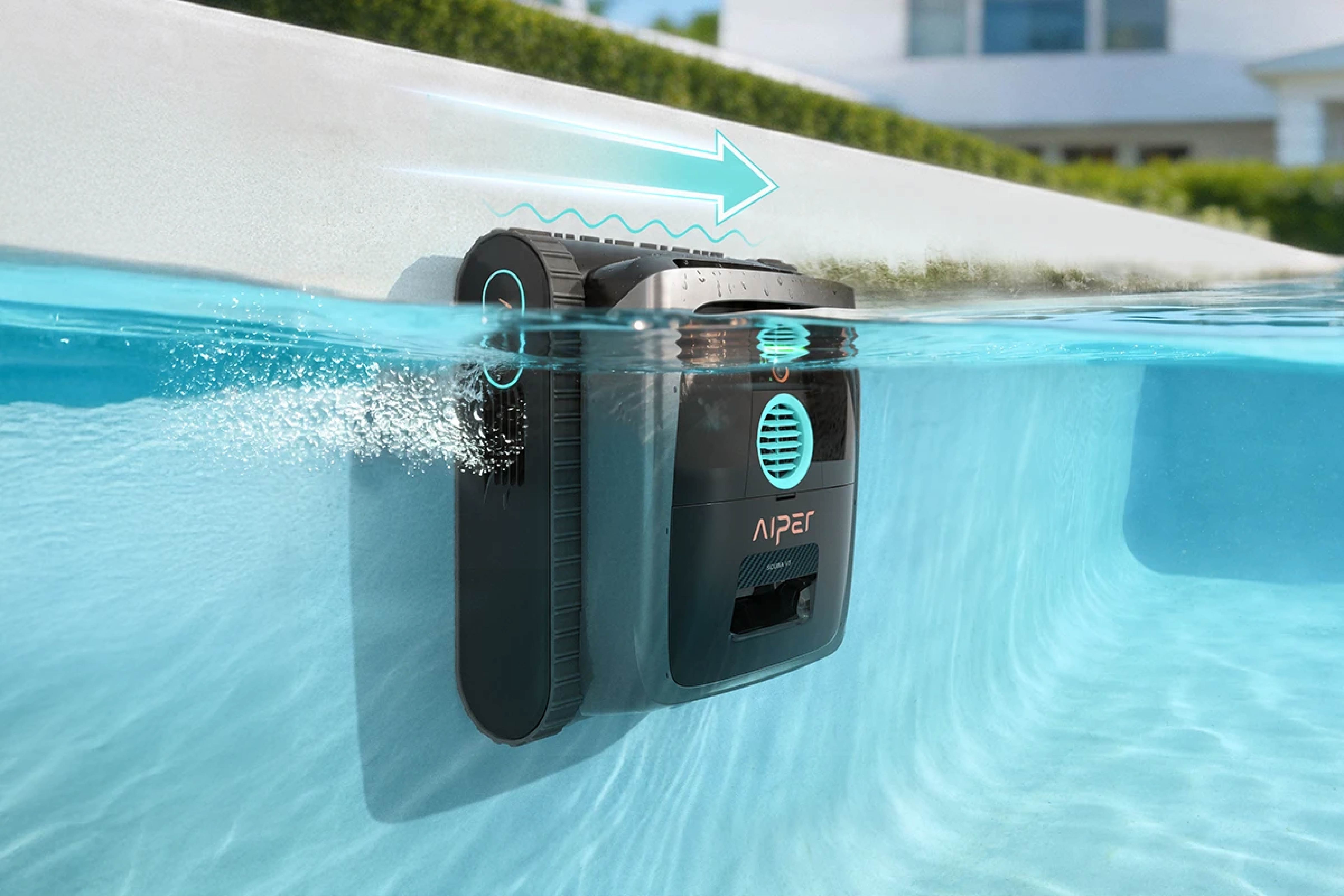 Aiper Scuba S3 JetAssist yatay su hattı temizliği