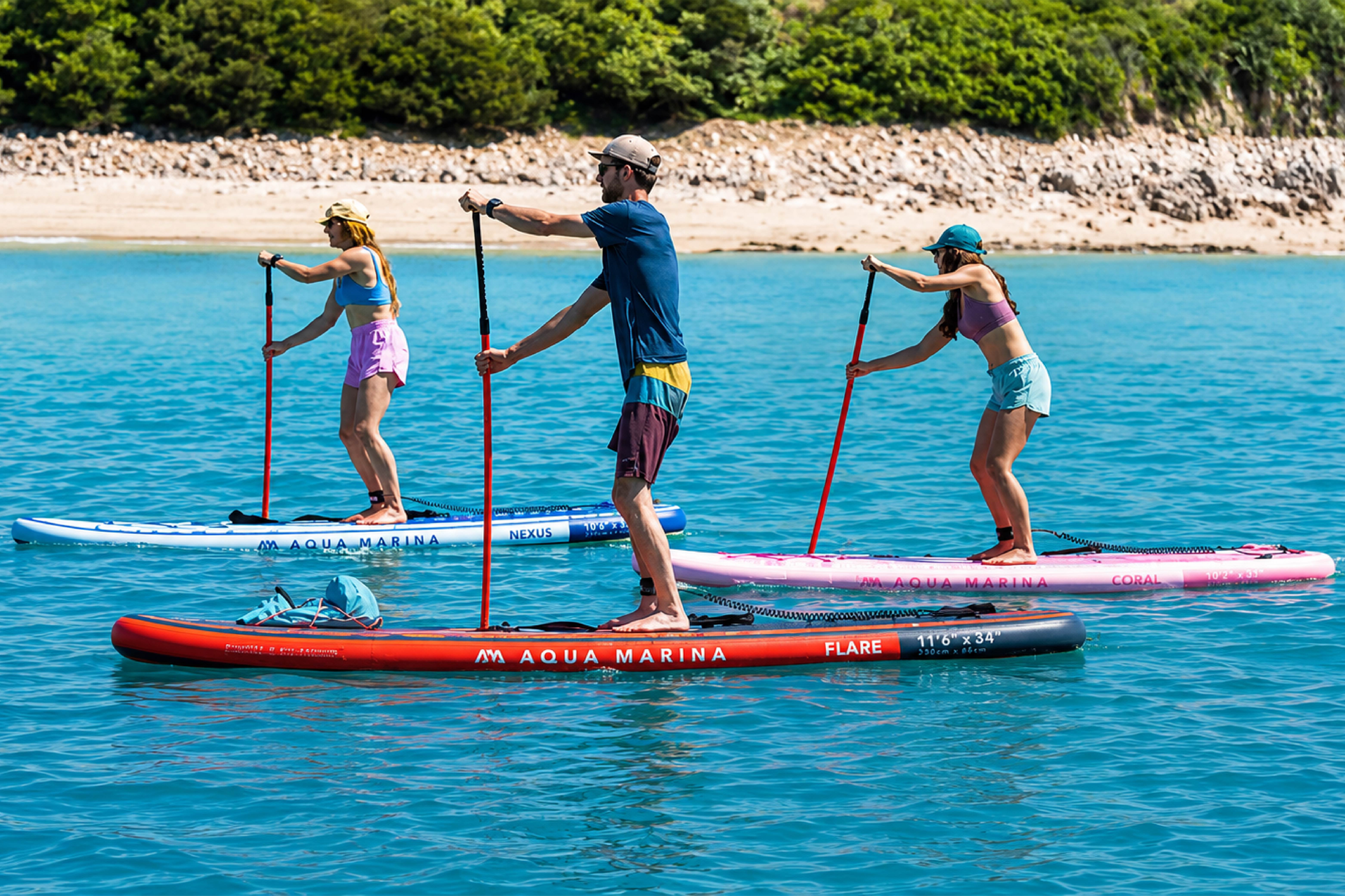 aqua-marina-coral-sup-board-denizde-kullanimi