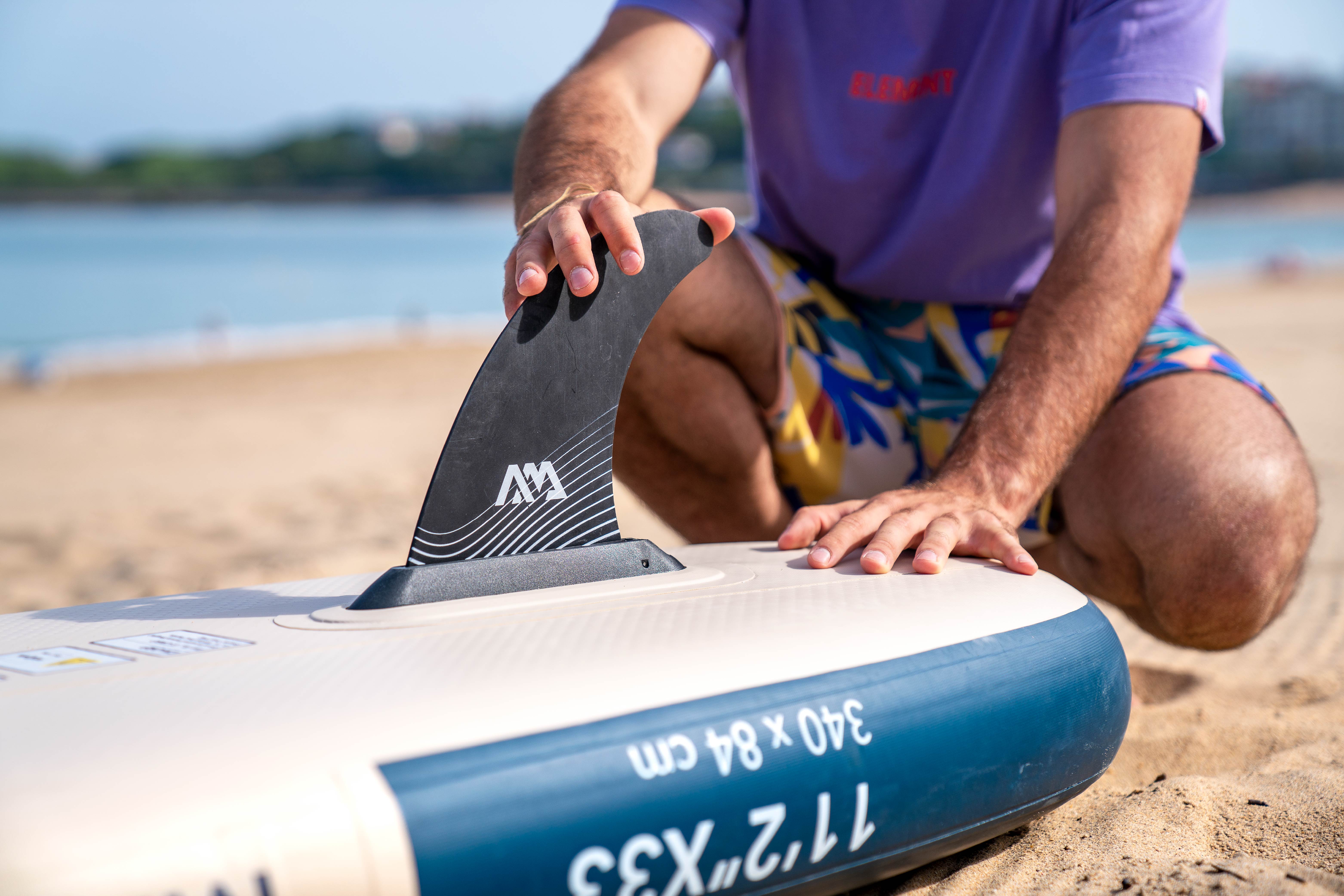 SUP board Swift Attach fin montajı