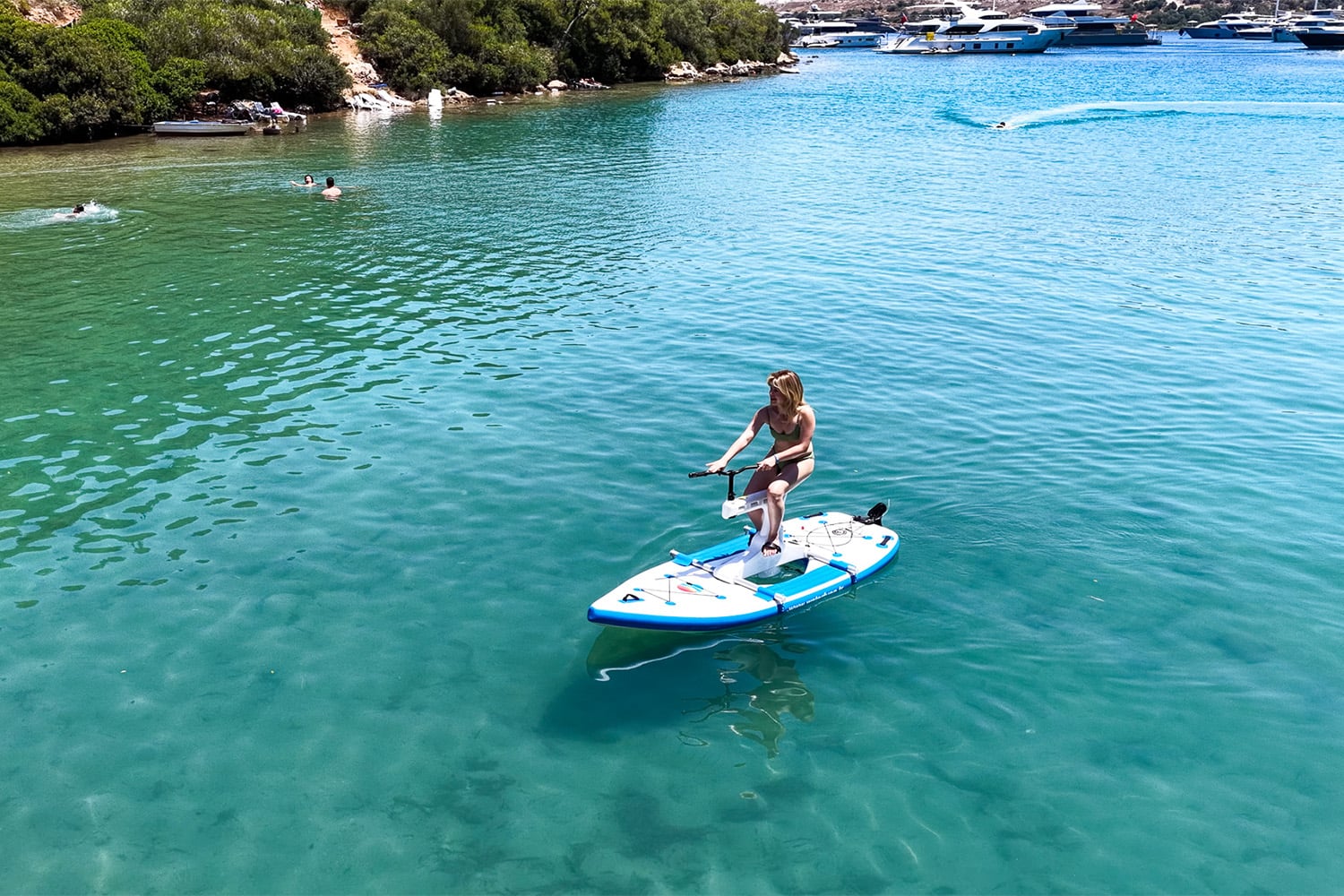 Waterfunn-portatif-tek-kisilik-su-bisikleti-pedalli