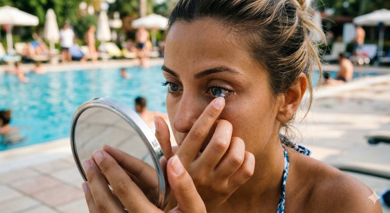 Lensle Havuza Girilir Mi?