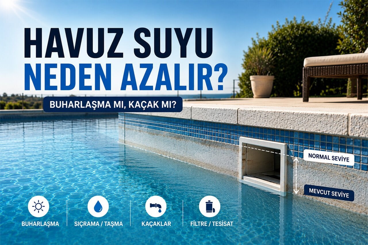 Havuz Suyu Neden Azalır?