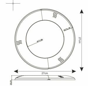 Krom Mix Led Havuz Lambası 48 Watt