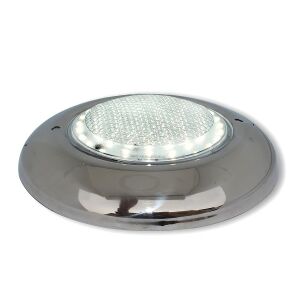 Krom Sıva Üstü Havuz Lambası 48 Watt Beyaz Işık