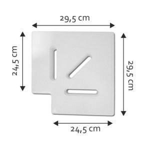 25/90° Savak Köşe Parçası