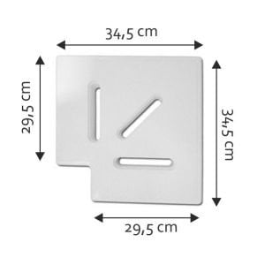 30/90° Savak Köşe Parçası