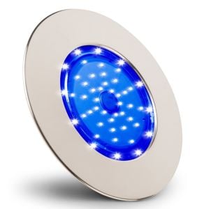 Sıva Altı Paslanmaz Krom LED Havuz Lambası 35 Watt Mavi Işık