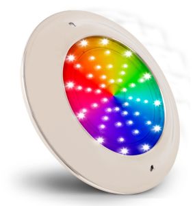 Sıva Üstü Krom Paslanmaz Havuz Lambası 40 Watt RGB Işık 2 Kablolu Senkron
