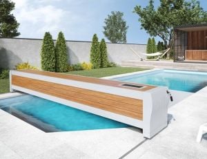 Prestij  Otomatik Havuz Kapatma Panjur Sistemi 4x10 Kapalı Bank Modeli