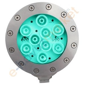 9 Watt Turkuaz Işık Par 38 Havuz Aydınlatma Spotu