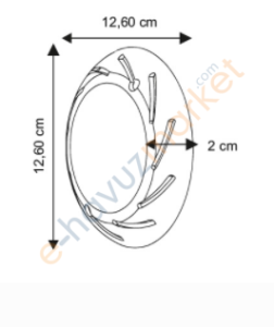 Beyaz Işık Sıva Üstü Mini Havuz Lambası