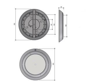 inox Sıva Üstü LED Havuz Lambası