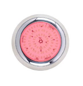 inox Sıva Üstü LED Havuz Lambası 35 Watt Kırmızı Işık