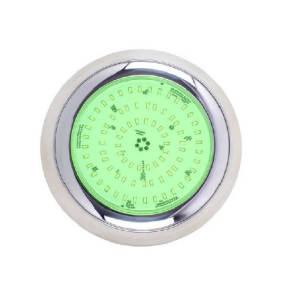 inox Sıva Üstü LED Havuz Lambası 35 Watt Yeşil Işık