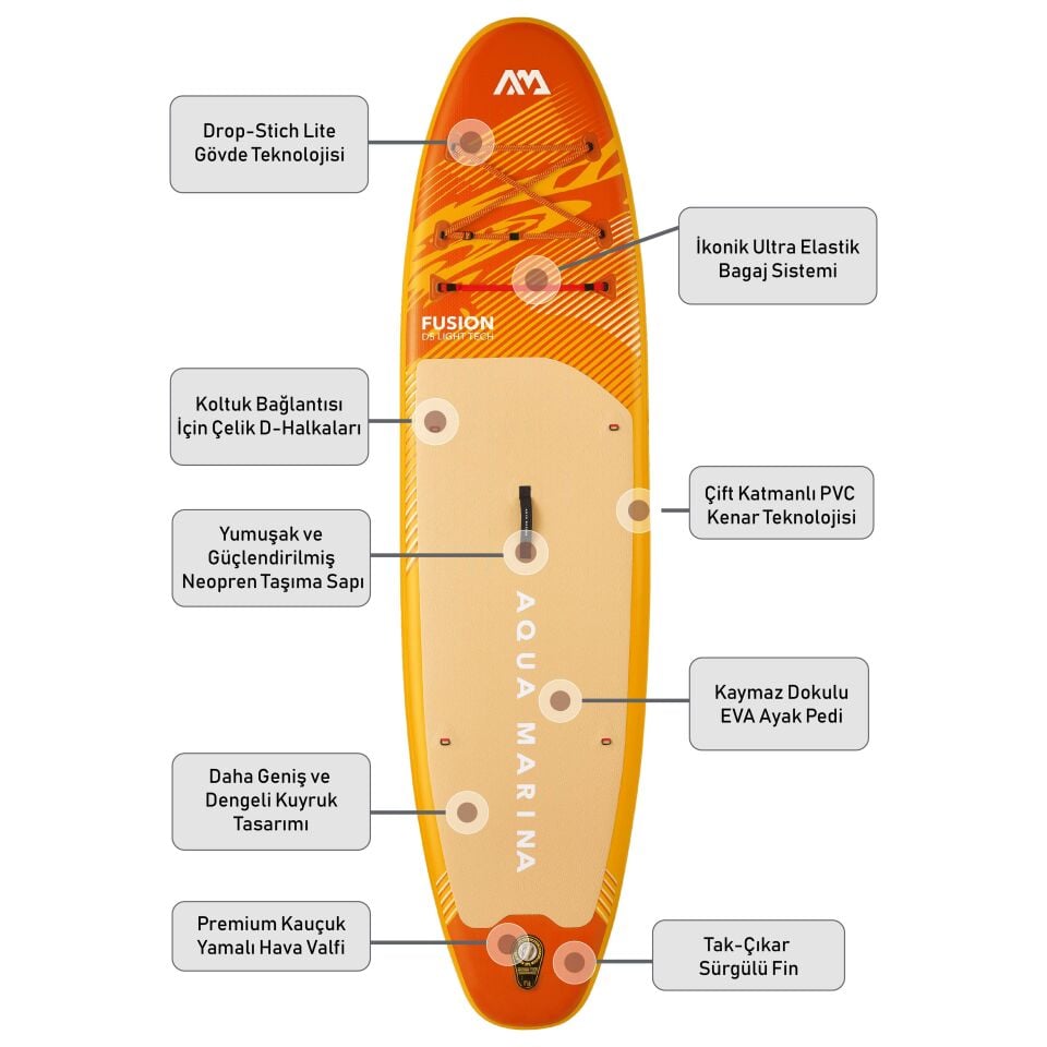 Fusion SUP Paddle Board 330 cm