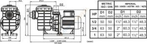 Şirin 1 Hp Ön Filtreli Havuz Pompa