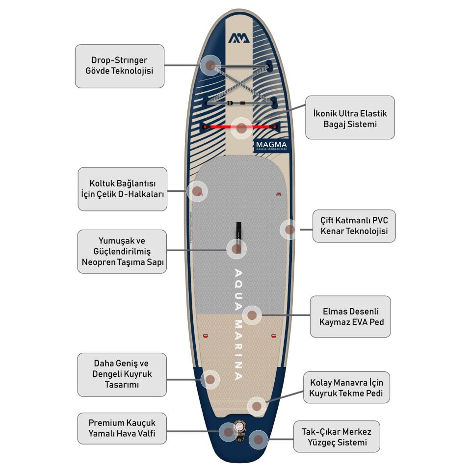 Aqua Marina Magma Karbon Kürek SUP Board 340 cm