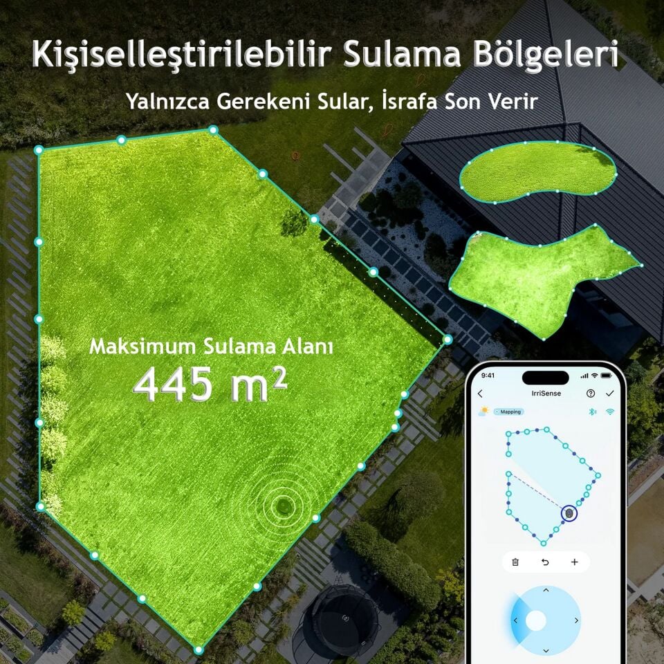 Aiper irriSense Akıllı Bahçe ve Çim Sulama Sistemi