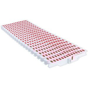 24.5 cm Efes Serisi Havuz Izgarası 1 mt Kırmızı Renk Noktalı