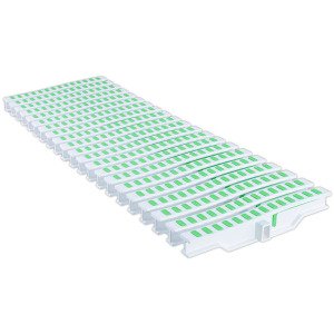 24.5 cm Efes Serisi Havuz Izgarası 1 mt Yeşil Renk Noktalı