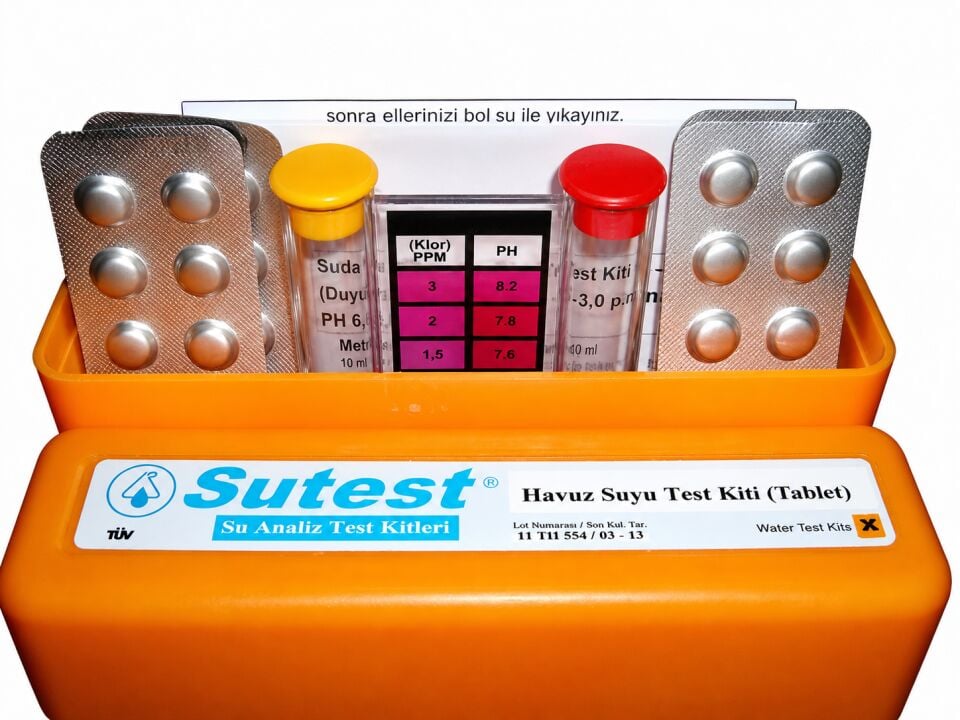 Sutest Haplı Havuz Suyu Test Kiti (Tablet)
