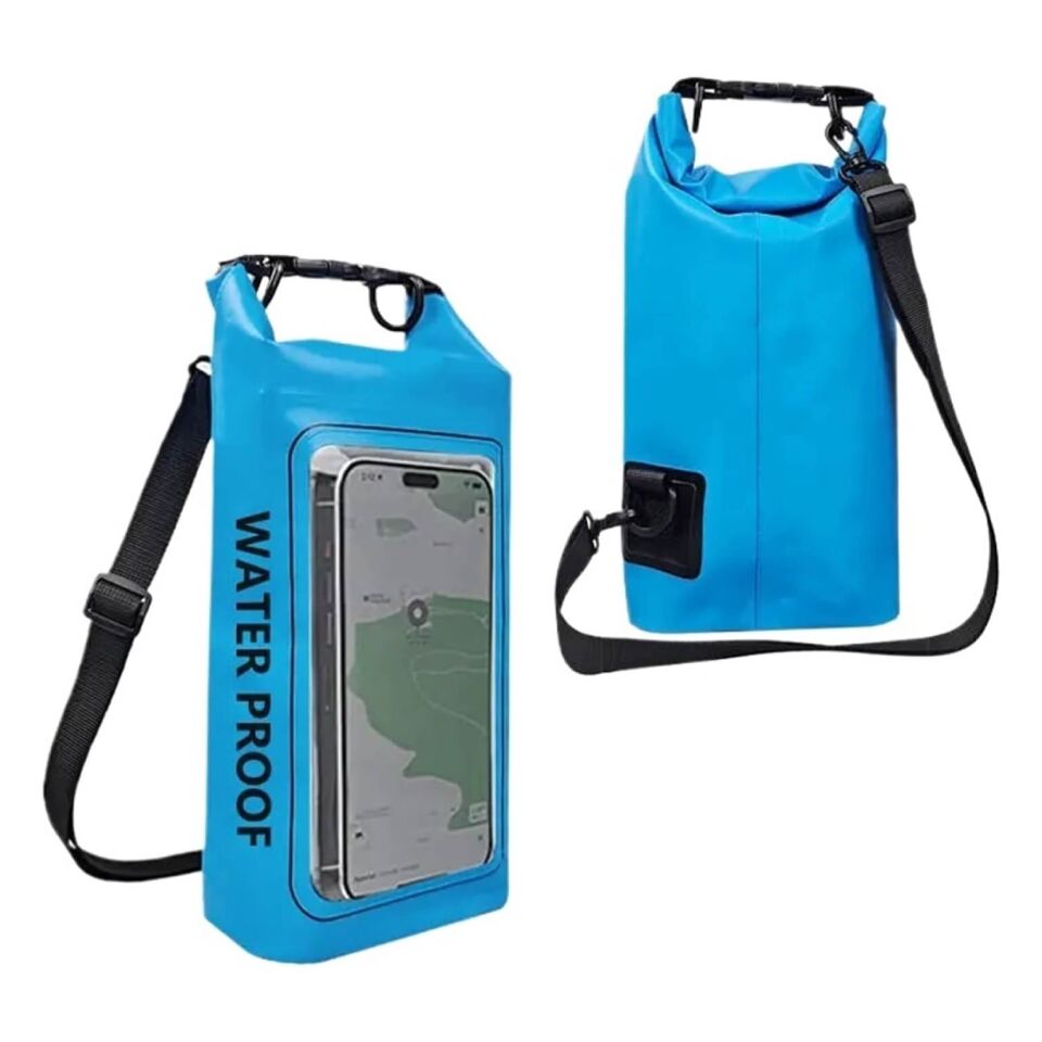 2L Su Geçirmez Dry Bag Çanta Mavi