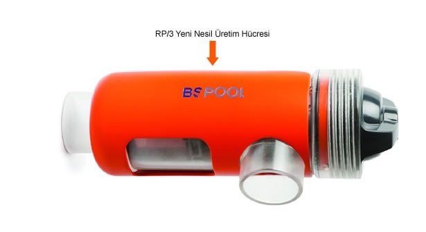 Bs Pool Klor Jeneratörü Üretim Hücresi 25 g/h Şefaf Kabı + Kablo Dahil