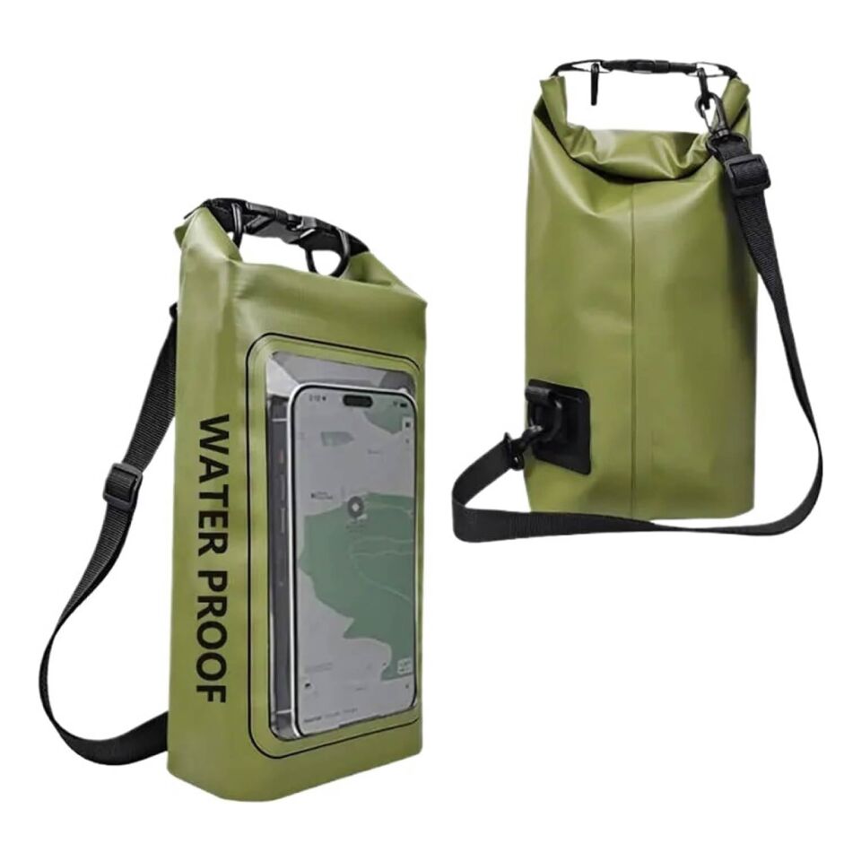 2L Su Geçirmez Dry Bag Çanta Yeşil