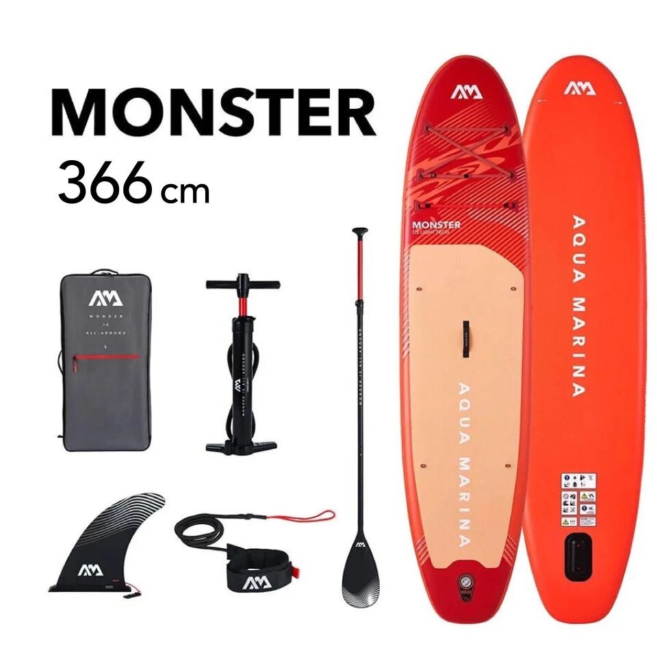 Aqua Marina Fusion 330 cm + Monster 366 cm SUP Board Seti