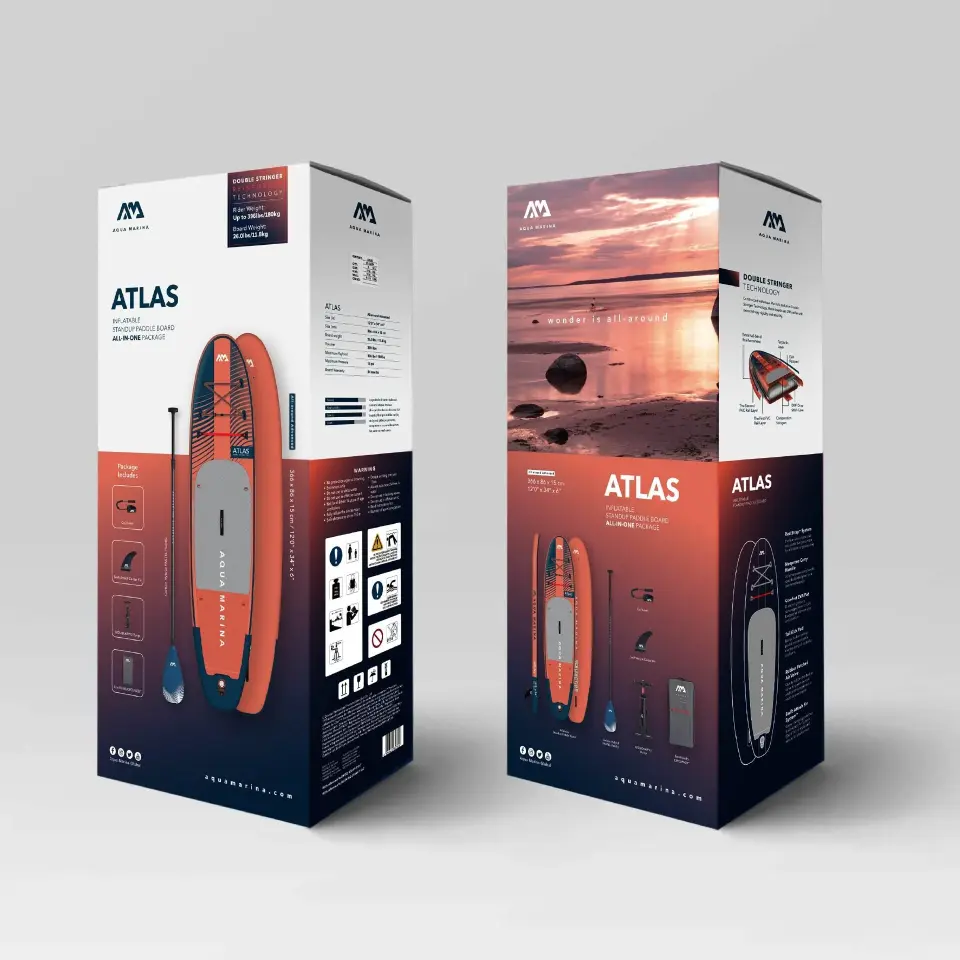 Aqua Marina Atlas + Magma Karbon Hibrit Kürekli SUP Seti