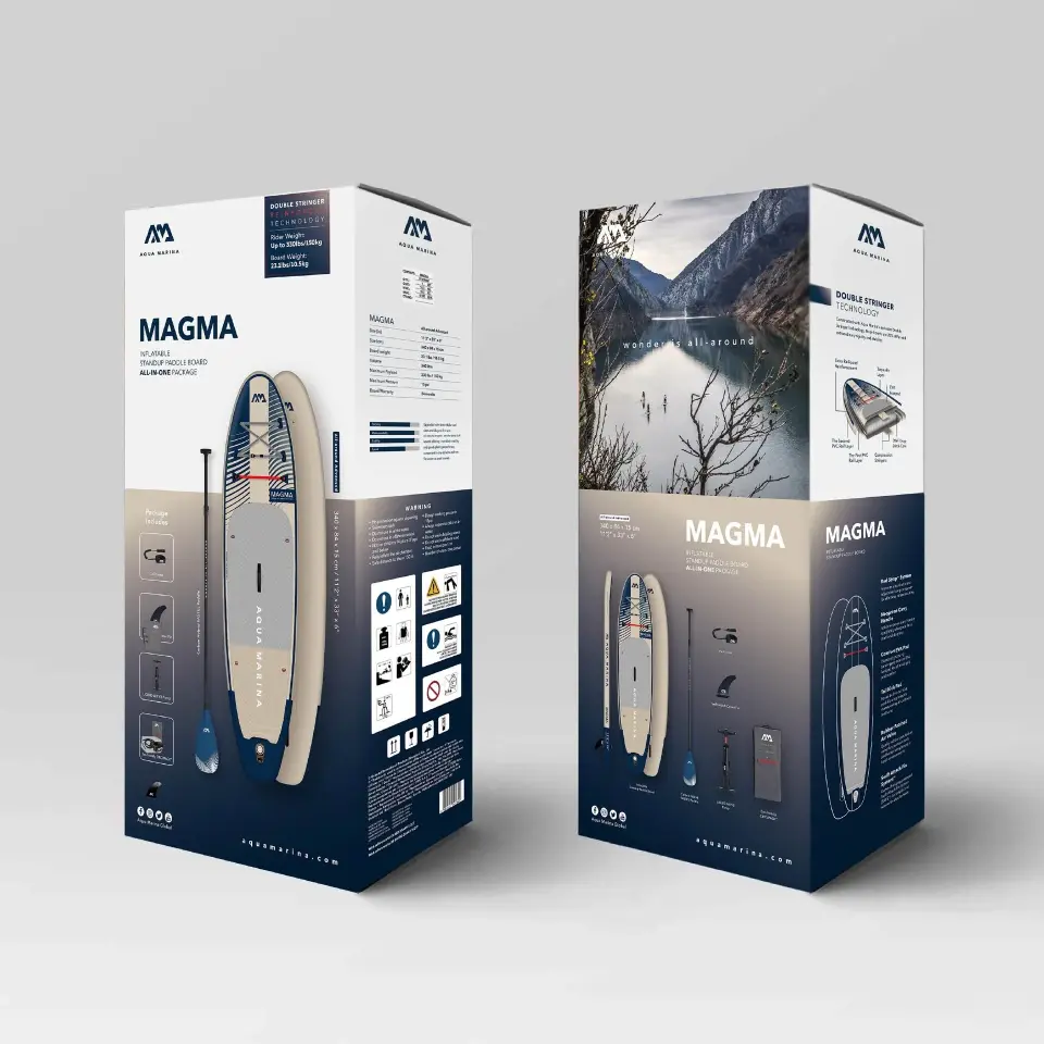 Aqua Marina Atlas + Magma Karbon Hibrit Kürekli SUP Seti