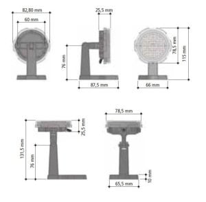 Ayaklı Led Süs Havuzu Lambası Spot 11