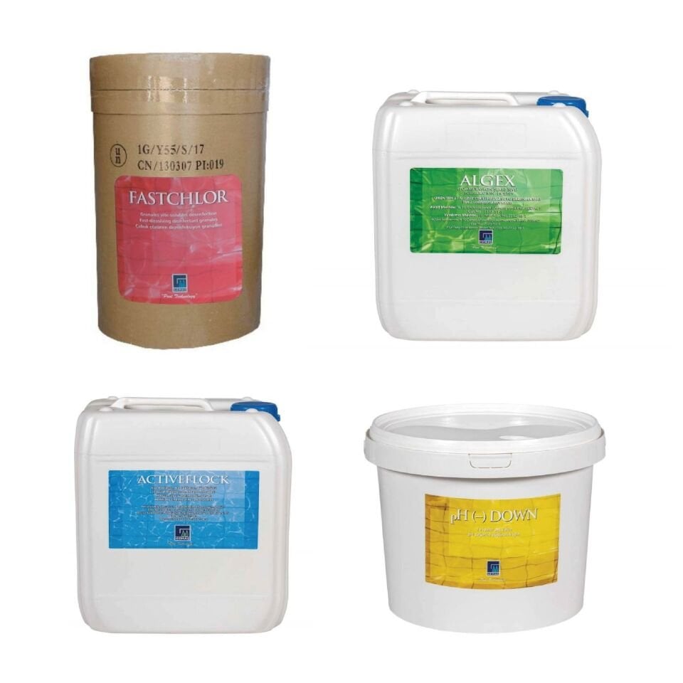 Gemaş 56'lık Toz Klorlu Havuz Kimyasalları Paketi