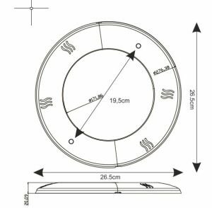 36 watt Sıva Üstü Havuz Lambası Gün Işığı